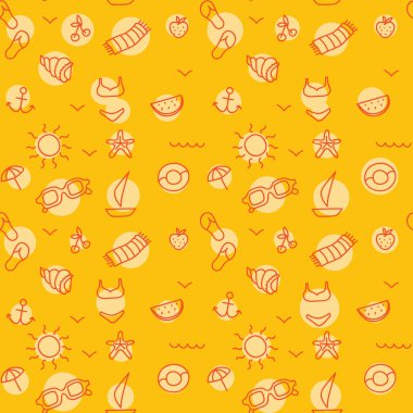 Yaz için seamless modeli arka plan