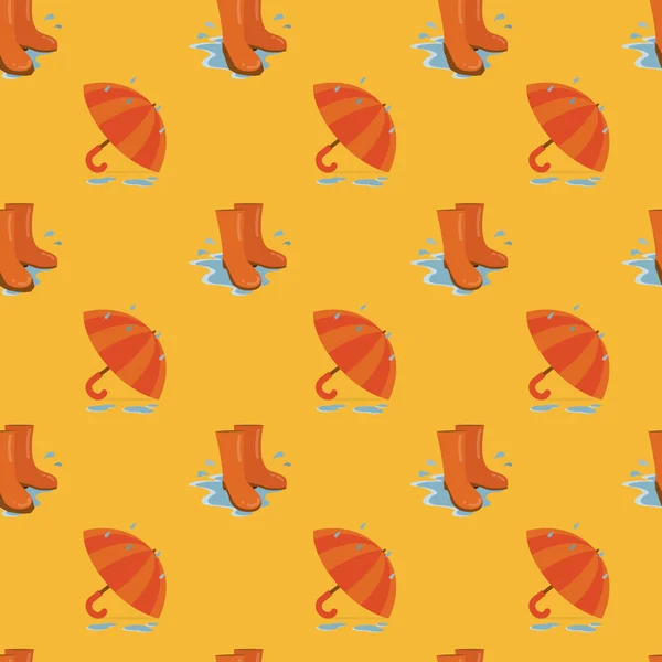 Vektör seamless modeli sonbahar temalı