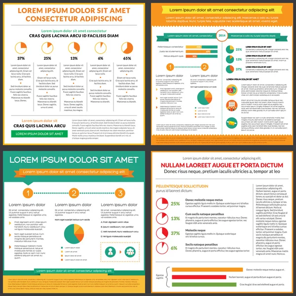 Vektör Infographic öğeleri ayarla