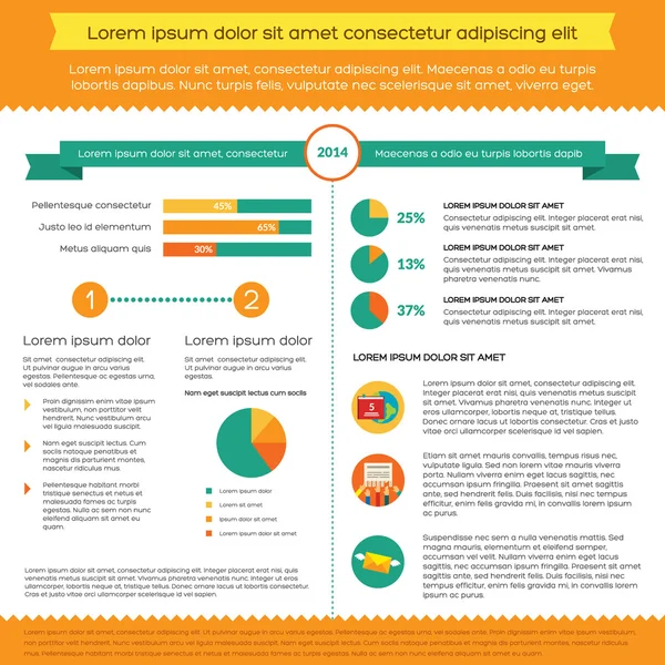 vektör Infographic elemanları