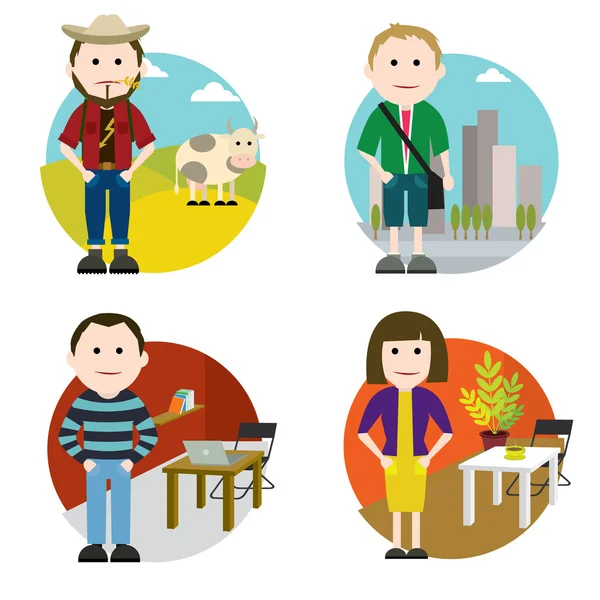 Düz halkı ile ayarlamak vektör