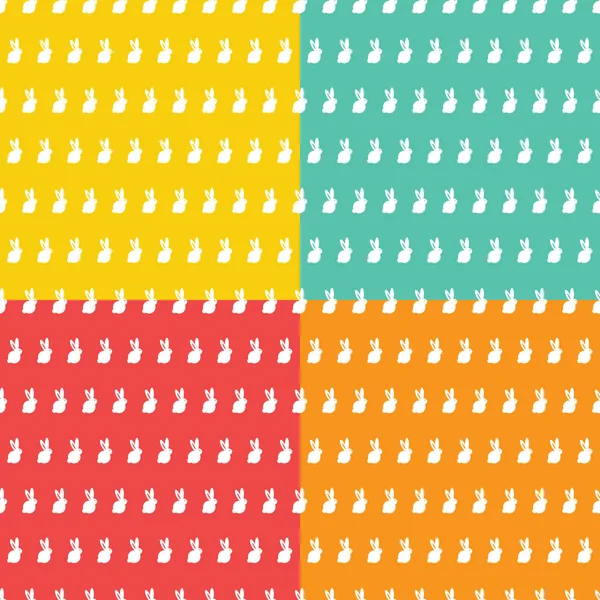 Tavşan vektör sorunsuz desenlerle