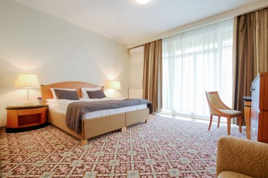 İç daire - tarz bir klasik yatak odası 