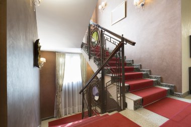 Koridor ile merdiven - otel iç