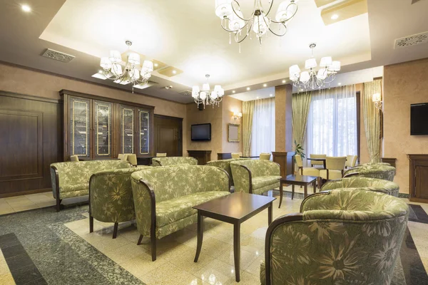 Interior of a luxury hotel lobby — Stock Photo, Image