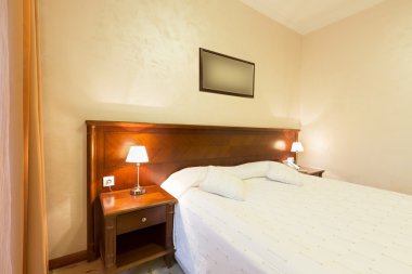 Bir klasik otel yatak odası iç