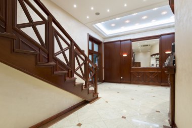 Koridor ile merdiven - otel iç 