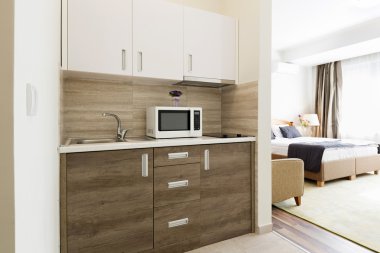 Otel daire mutfak ile