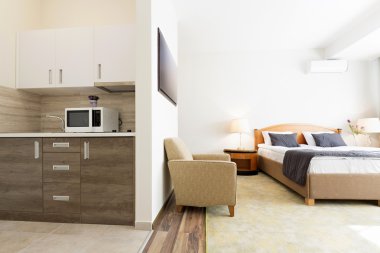 Otel daire mutfak ile