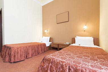 Bir Çift Kişilik Yatak otel odası iç