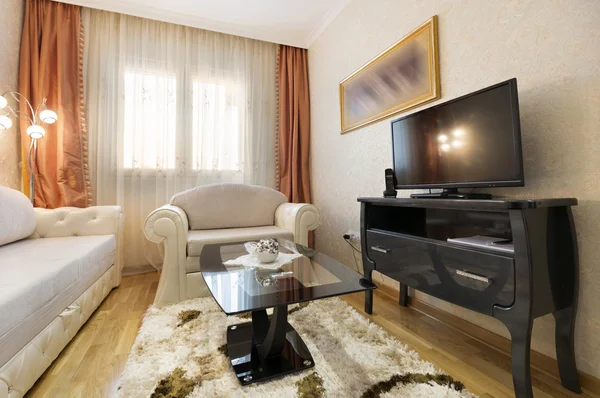 Interieur einer luxuriösen Hotelsuite — Stockfoto