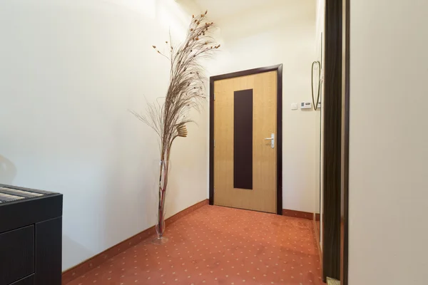 Koridor v hotelovém pokoji — Stock fotografie
