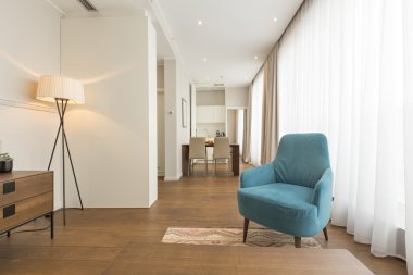 modern daire salon iç