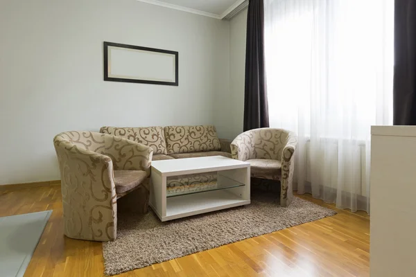 Living room interior in a hotel suite — Stock Photo, Image