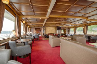 İç bir lüks cruise Restoran