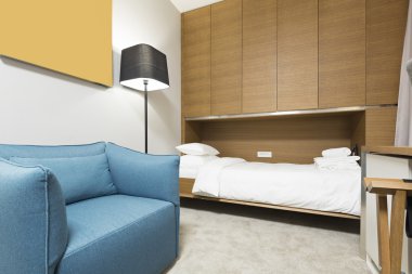 Otel odası ilave yatak ile