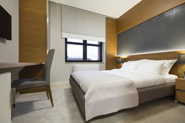 İç modern yeni otel odasının