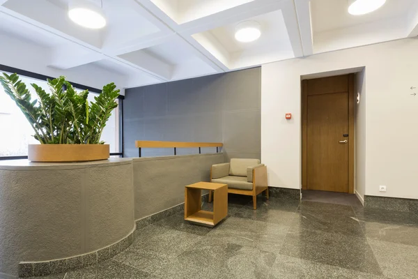 Modern hotel lobby interior — Stock Photo, Image