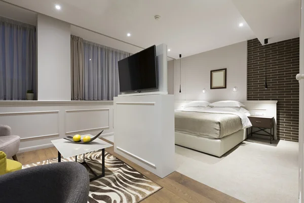 Interno di un moderno appartamento in hotel — Foto Stock