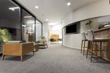 Otel bar ve lobi iç