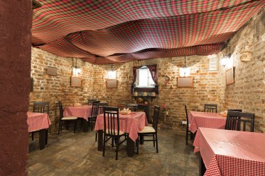 Restoran iç - retro tarzı