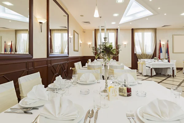 Hochzeitssaal oder andere Veranstaltungsräume für gehobene Küche — Stockfoto
