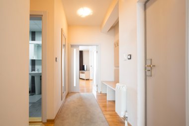 Modern daire daire giriş holü