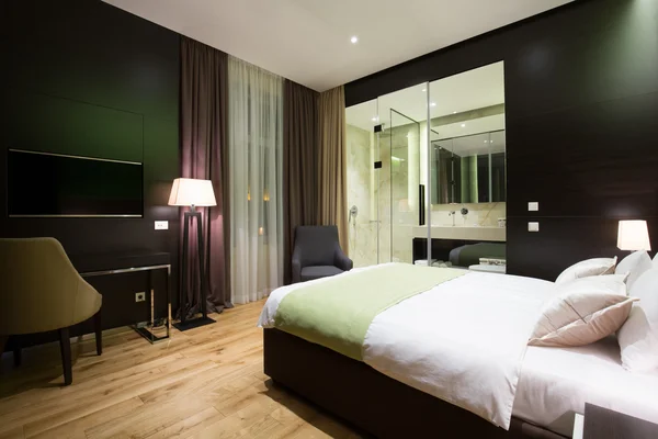 Moderno hotel di lusso suite interni — Foto Stock