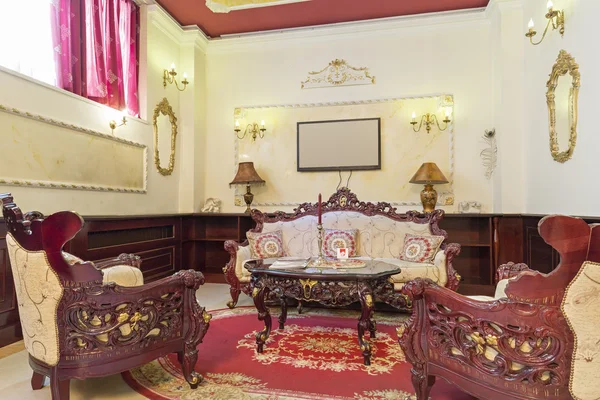 Interior of a hotel lobby — Stock Photo, Image