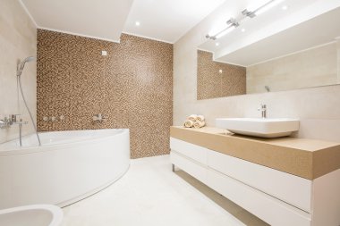 Hidro masaj küvet ile banyo otel