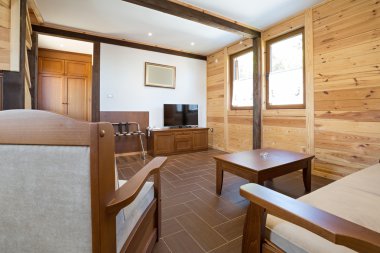 İç bir apartman dairesinde dağ otel