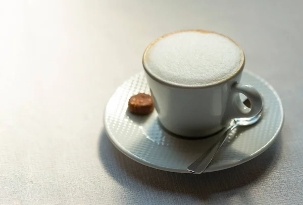 Café Latte Servi Dans Restaurant — Photo