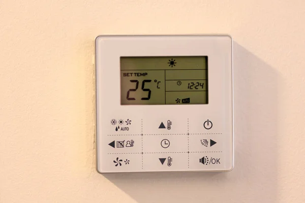 Wall mounted central climate control display