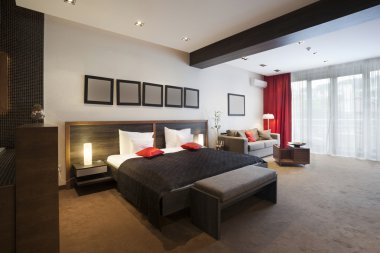 iç lüks ferah otel odası
