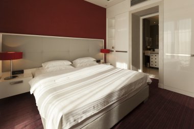 Modern şık yatak odası iç