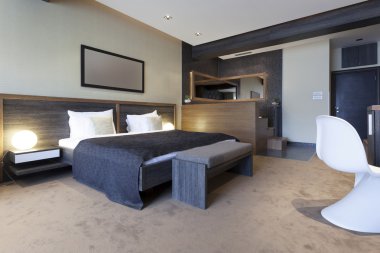 modern yatak odası iç