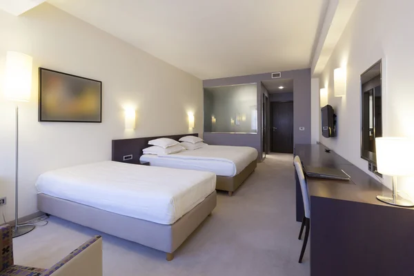 Modernes Interieur der Hotelzimmer — Stockfoto