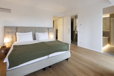 modern yatak odası iç