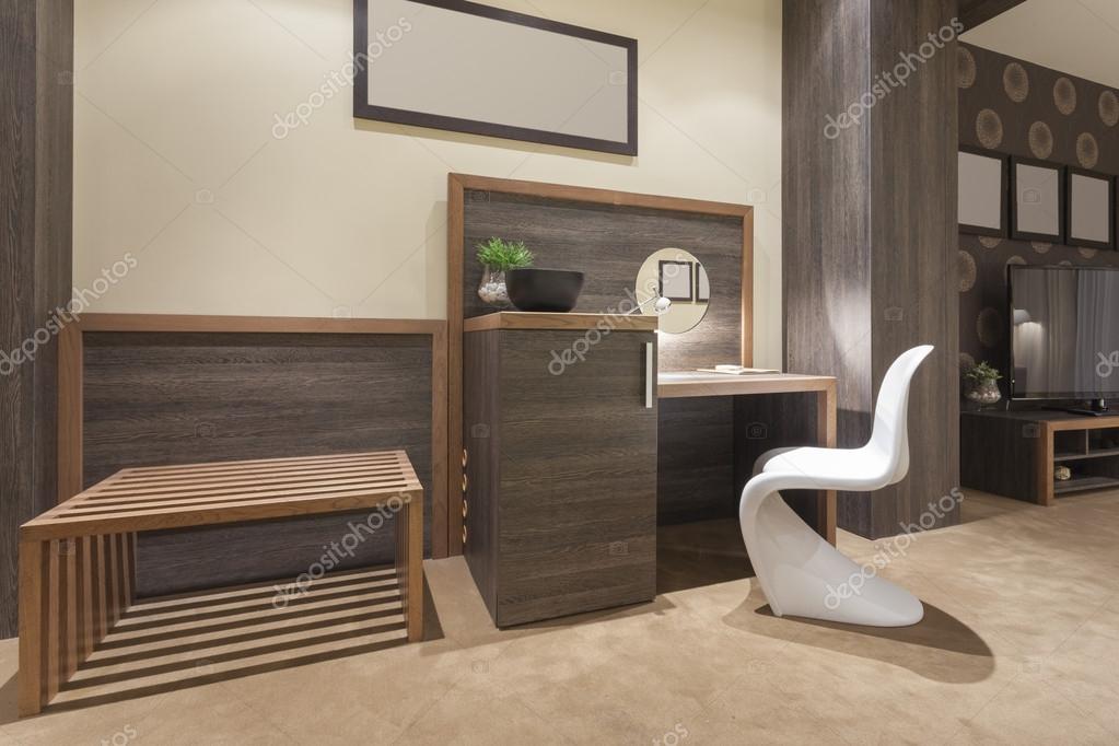 Bureau Et Chaise Dans L Interieur De La Chambre Moderne Photographie Rilueda C 55857515