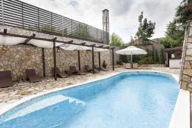 Modern residence havuz