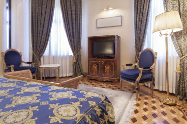 Lüks klasik tarzı otel Süiti iç