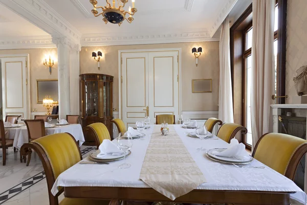 Yemek odası lüks otel — Stok fotoğraf