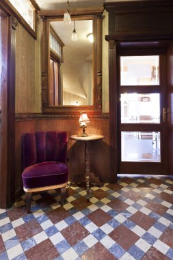 Koridor bir rustik Restoran