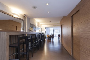 Modern ofis binası Cafe