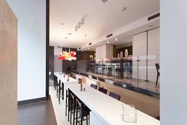 Moderne café interieur — Stockfoto