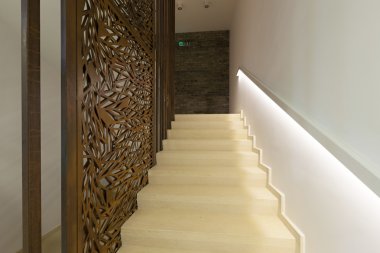 merdiven, modern bir binada