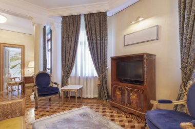 Lüks klasik tarzı otel Süiti iç