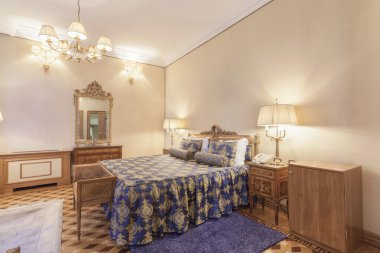 Bir klasik tarz yatak odası iç