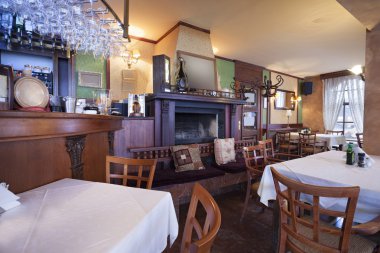 Şömineli rahat rustik Restoran