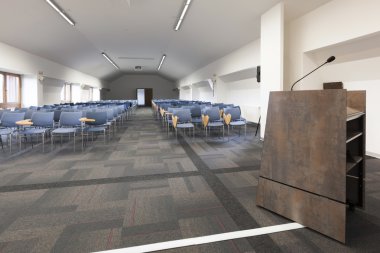 Modern konferans salonu iç